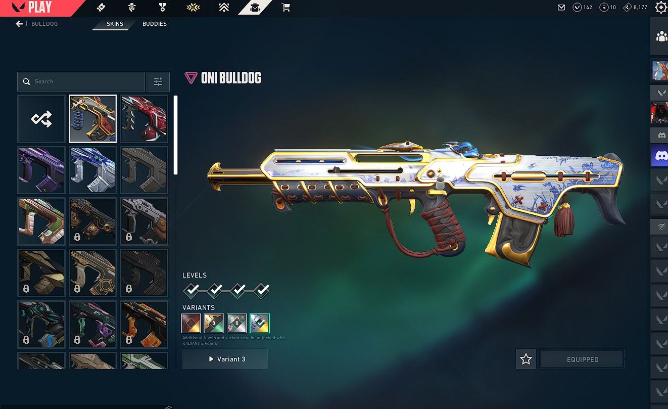 CONTA VALORANT PLATINA 1 SKINS PREMIUM + 4 FACAS