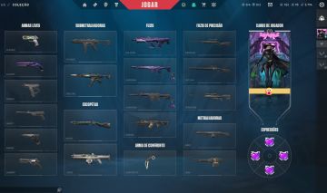 Conta Valorant ótima para smurf com karambit mínima e vandal aemondir