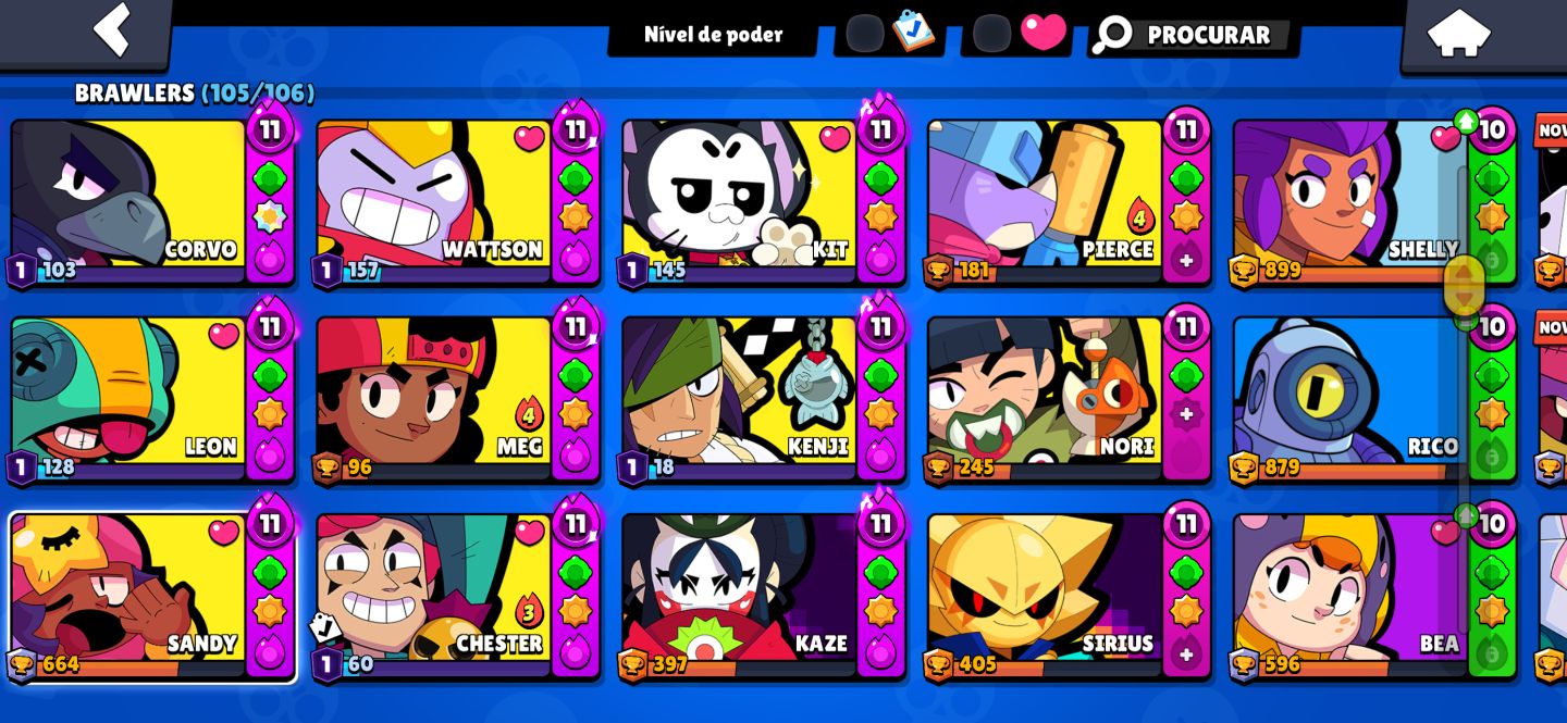 CONTA DE BRAWL STARS TOP 2020