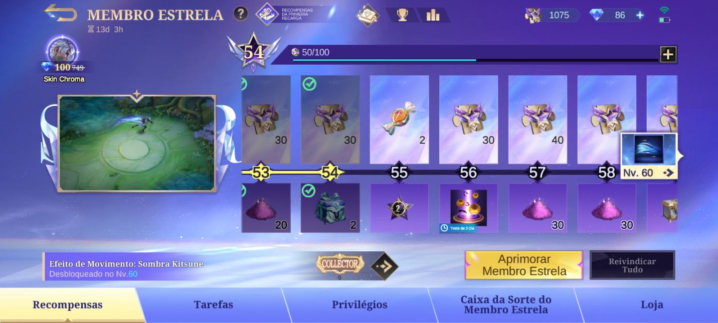 Conta Rara Antiga de MLBB