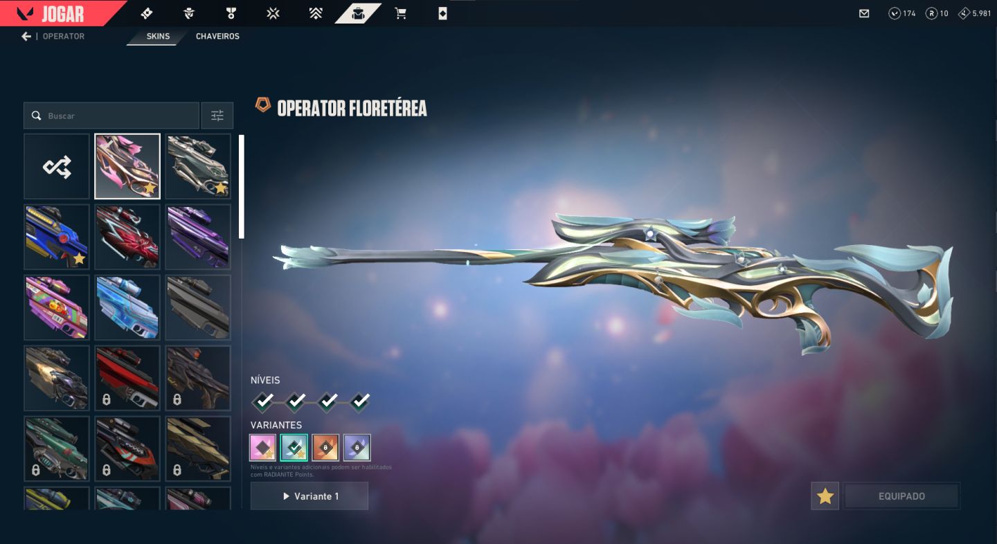 CONTA COM MUITAS SKINS, 2 CHAMPIONS E 1 FACA VCT