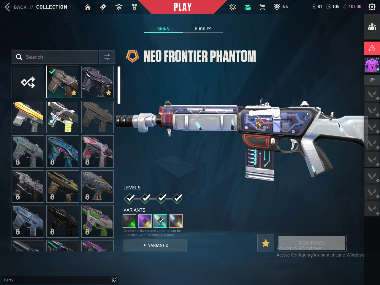 CONTA VALORANT 900 GASTOS, COM MUITAS SKINS BOAS