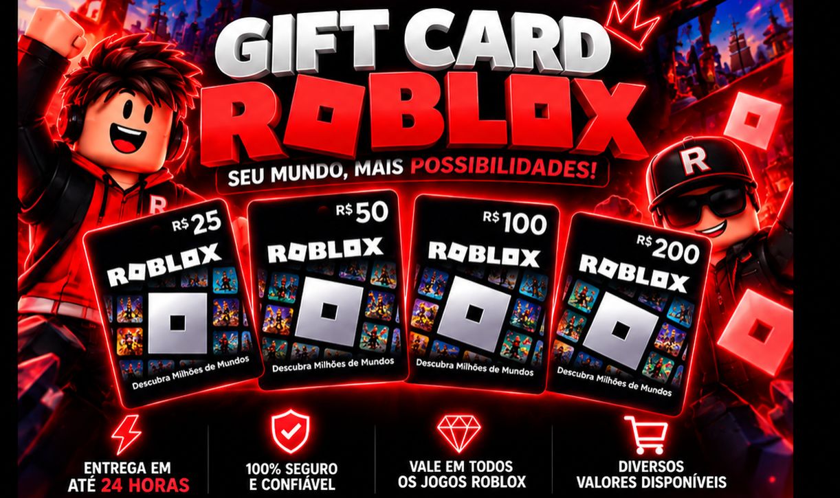 [55% OFF] Gift Card | No Precinho! + Entrega Rápida!