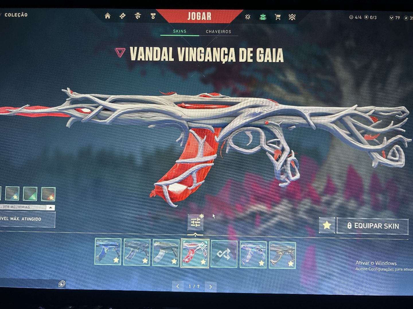 CONTA VALORANT 6 VANDAL , 3 PHANTON , 1 FACA E DIVERSAS SKINS