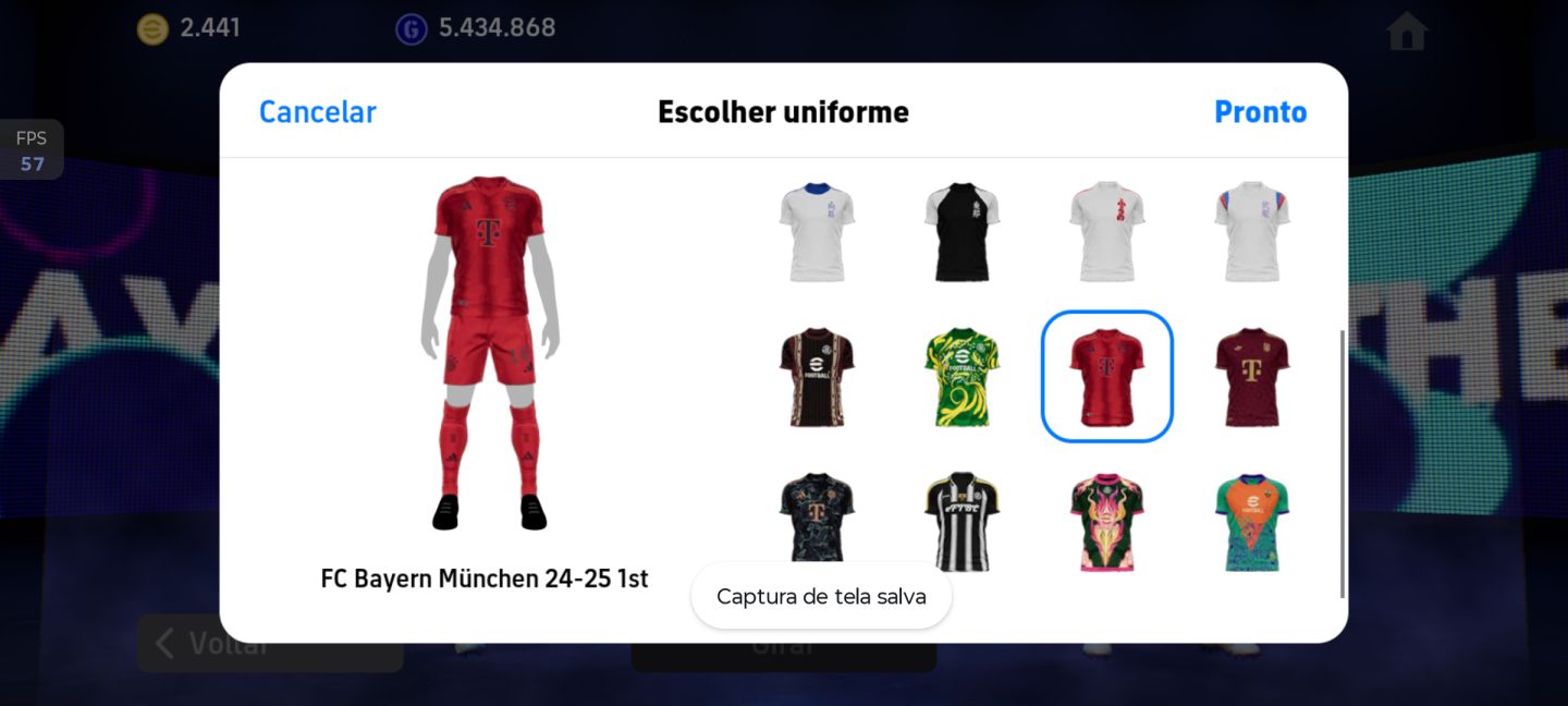 Conta efootball com 3337 de força (valor negociável)