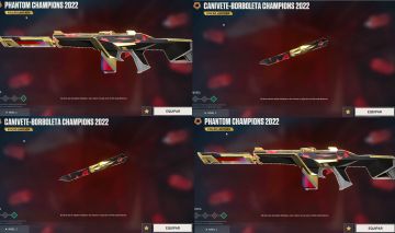 CONTA DE VALORANT COM KIT CHAMPIONS 2022 E VÁRIAS SKINS.