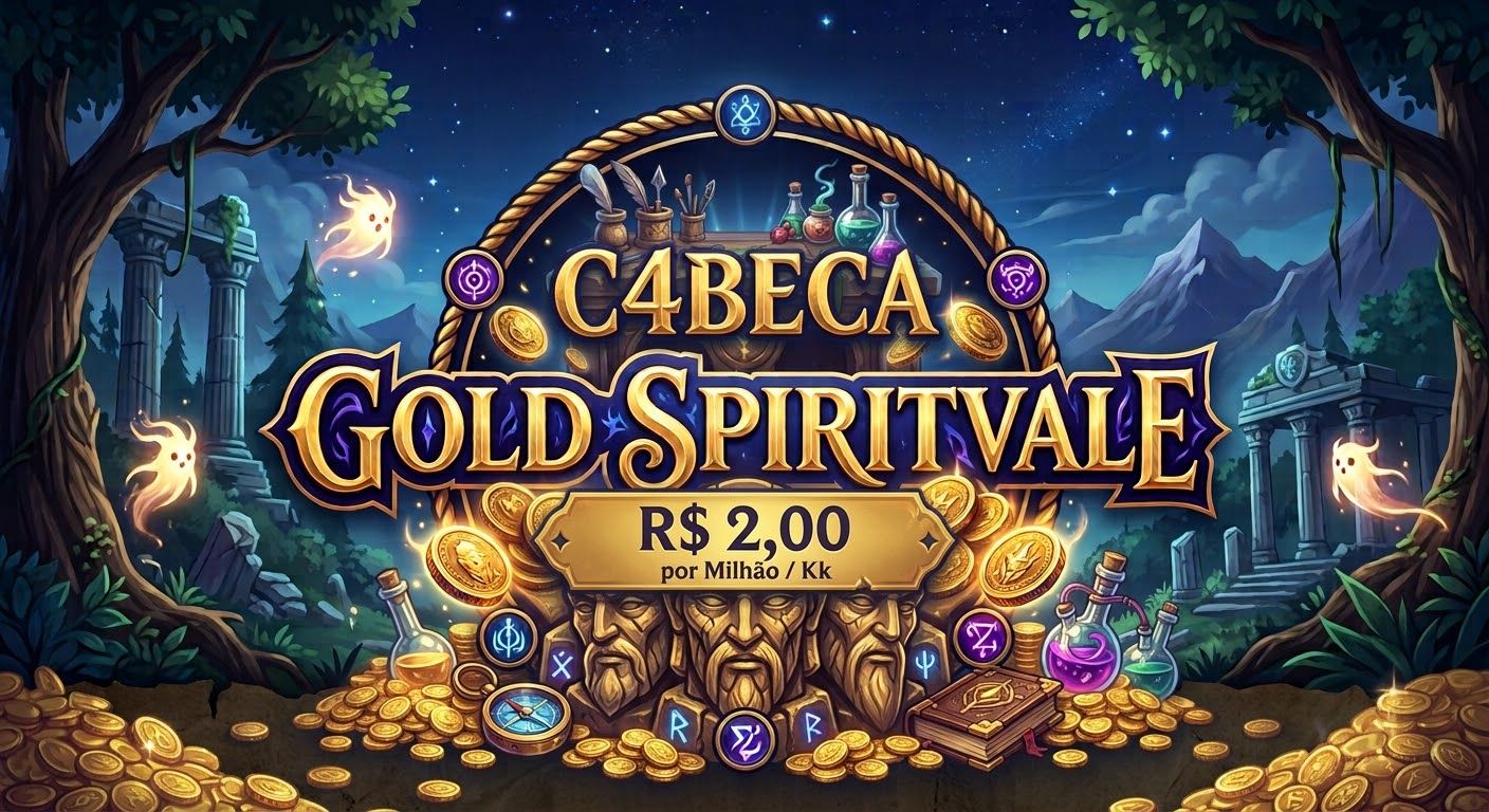 SPIRITVALE GOLD - O MELHOR PREÇO DO MERCADO - C4becaRmt