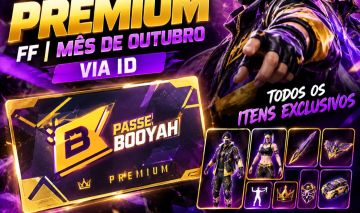 Promoção Passe Booyah Premium Free Fire VIA ID - Não Precisa Adicionar