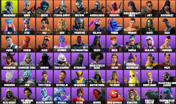 CONTA FORTNITE FULL | 164 SKINS | Midas, BreakPoint, Galaxia, Blaze, Galaxia