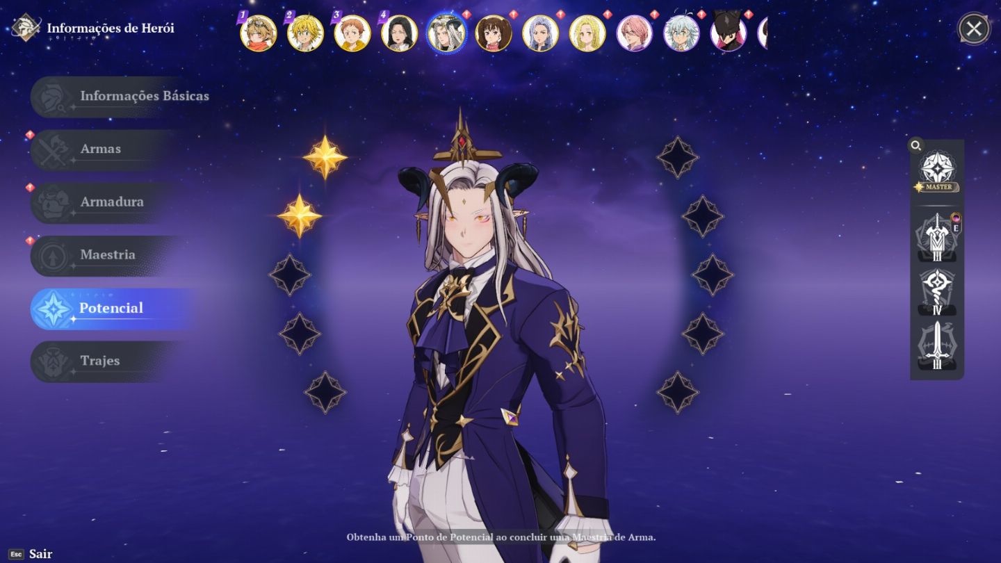 CONTA END GAME 7DS ORIGIN | +78K POWER PITY 60+ GARANTIDO
