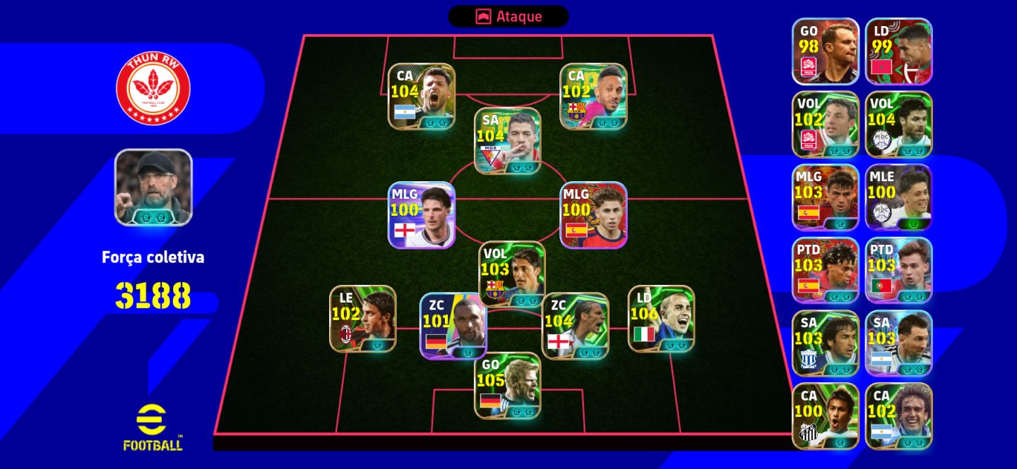 Conta de efootball Meta 2027