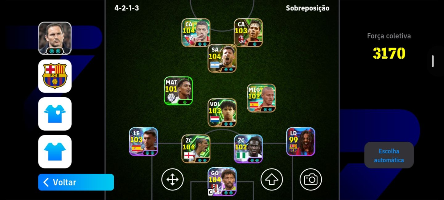 CONTA EFOOTBALL COM 2 BLITZ CURLER + ZAGA PAREDÃO