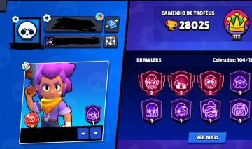 Conta de Brawl stars, com um pro pass plus!!!!!!!! SUPERCELL ID ALTERAVEL!!!!!!!