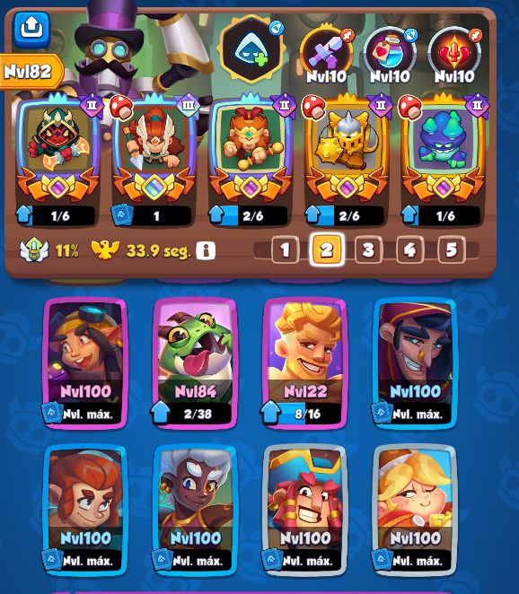CONTA RUSH ROYALE TOP