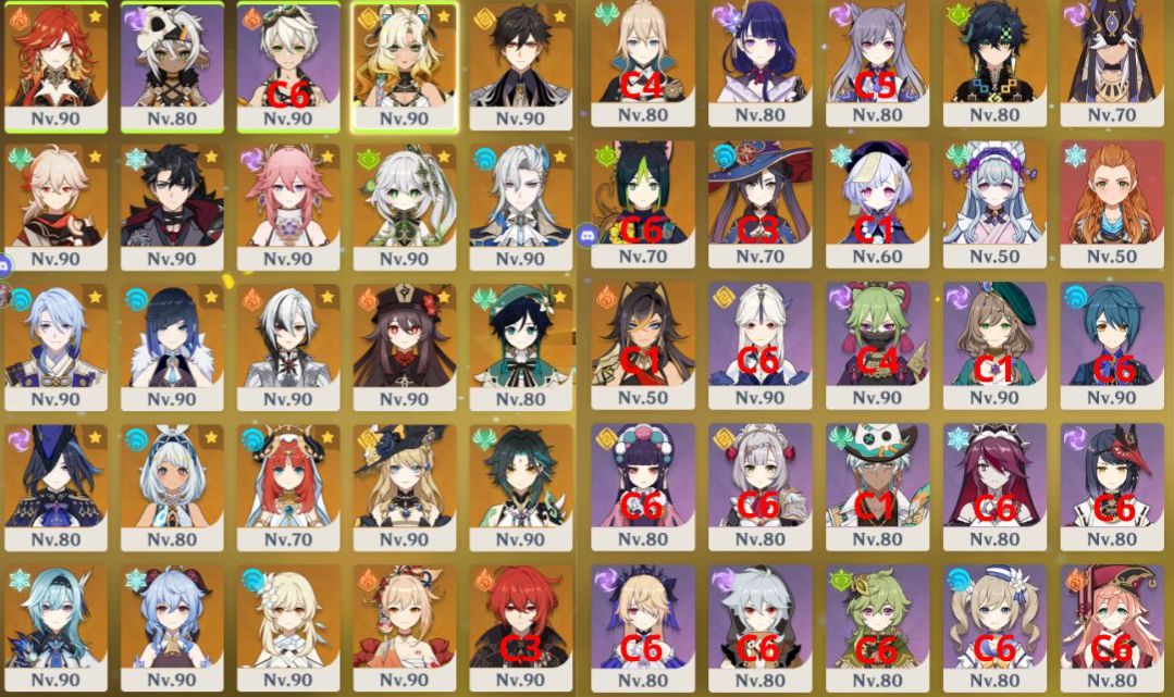 MAIN ACCOUNT GENSHIN IMPACT AR 60 SERVER AMERICA 65 5 MT RECURSO + ZZZ ACCOUNT