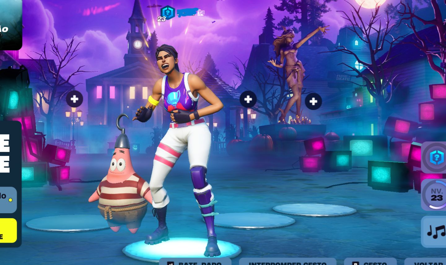 Conta de Fortnite com 107 Skins + pode rir