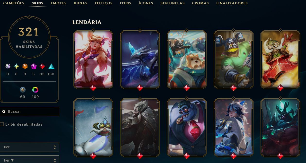 CONTA RIOT LOL + VALORANT | [SKINS LOL] 321 | [SKINS VALORANT] 7 | FULL ACESSO