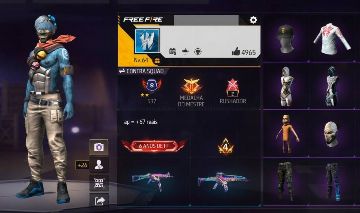 CONTA FREE FIRE NÍVEL 64 ( PRIME 4 )