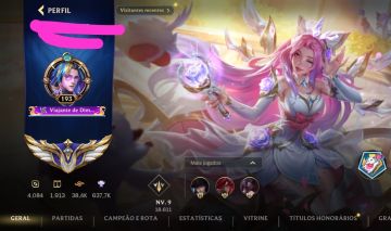 Conta Wild Rift, Nível 193 , main Katarina com todas as skins