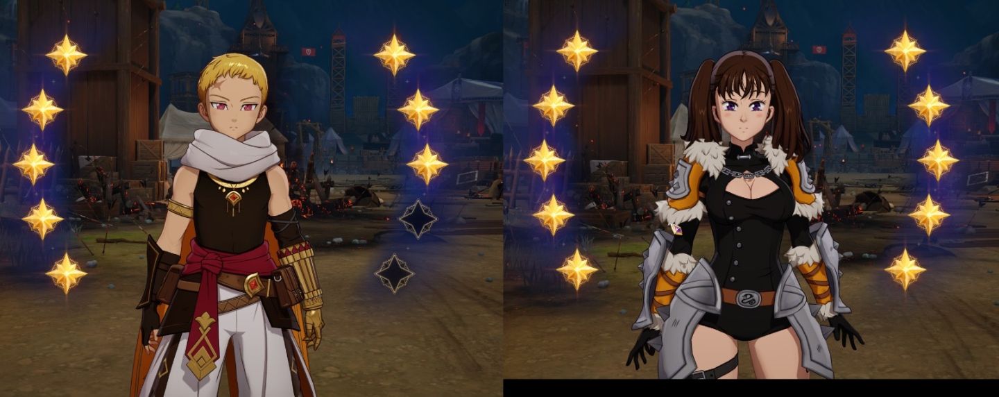 Conta end game 7DSO 3SSR p10 ban e merlin p1