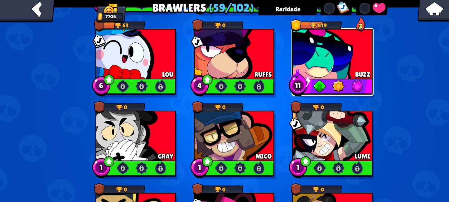 Conta de brawl stars rara