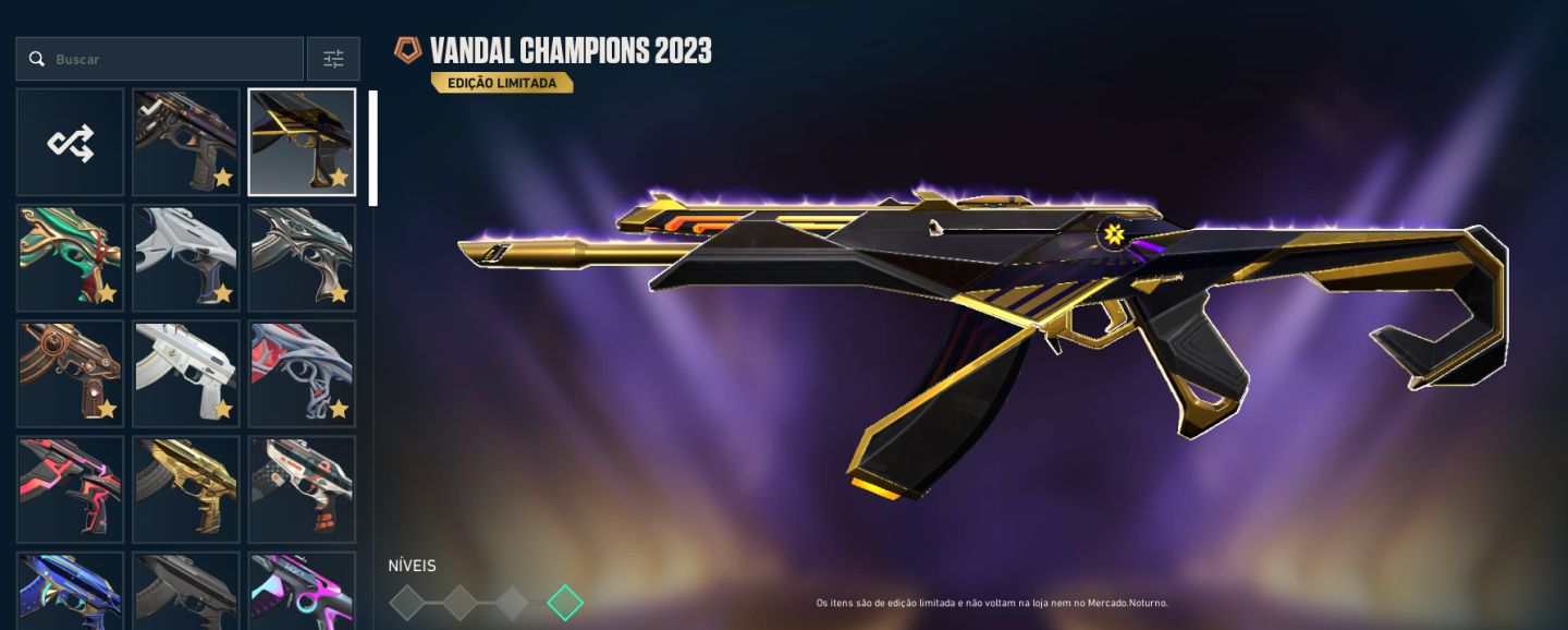 Conta Valorant | Skins Champions 2022 e 2023 (Edição Limitada) | Conta LOL