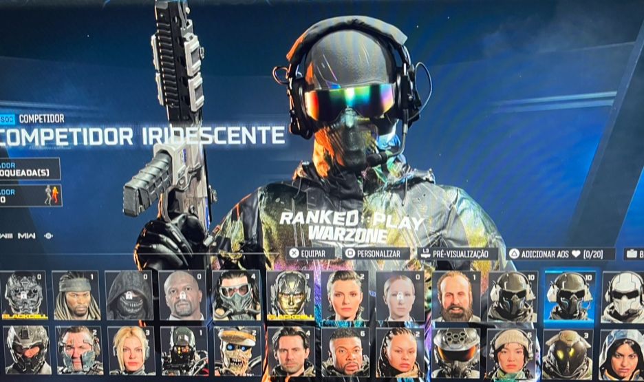 Conta nivel 1000 bo6/bo7 com íris do wz temp quase todas temp