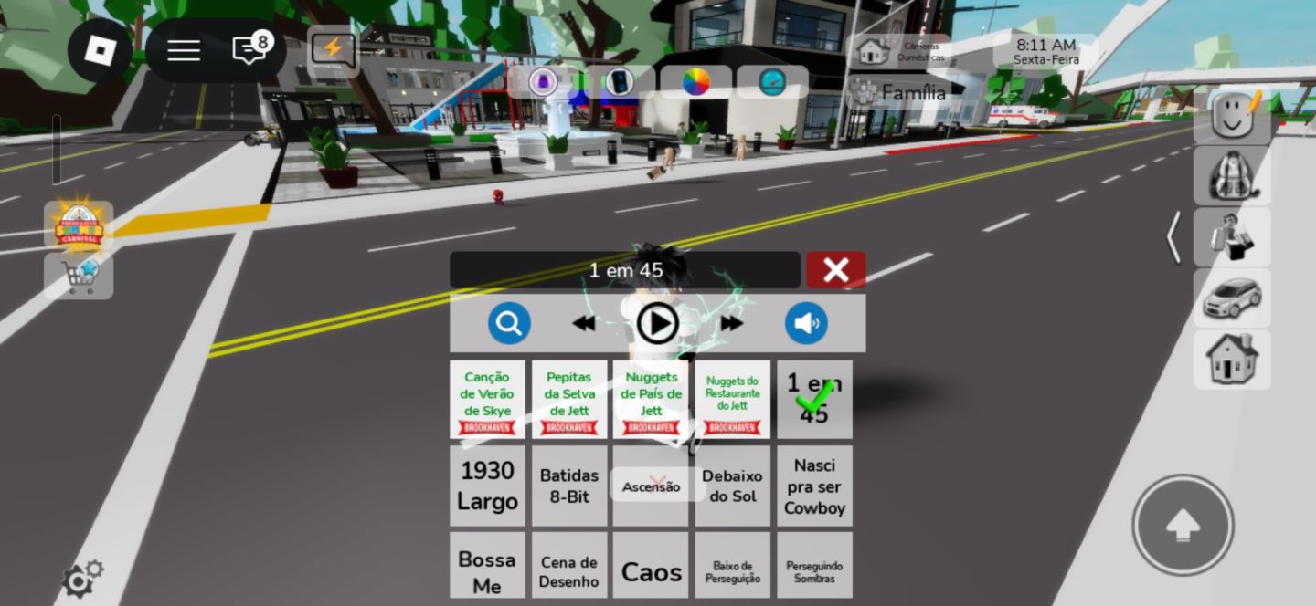 Conta de Roblox cheia de skins e itens raros