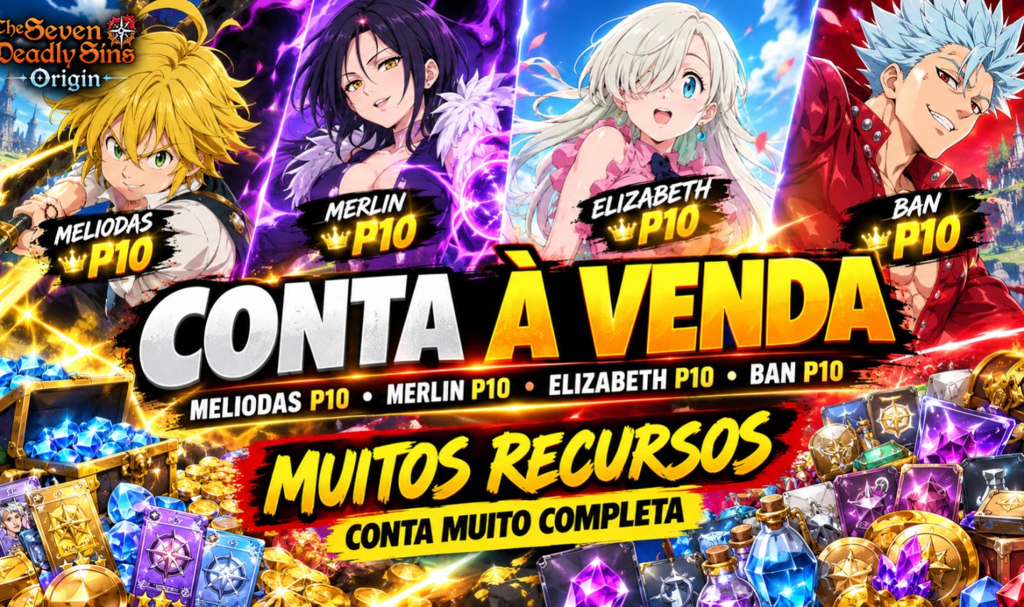 Conta 7ds end game ban P10 Merlin P10 meli P10 Eliza P10 7dso