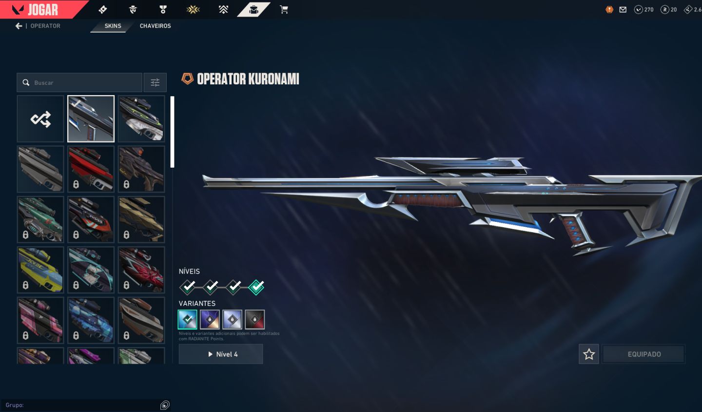 CONTA VALORANT COM SKIN DE 2 FACAS, 2 VANDAL, 3 PHANTOM, 1 SHERIFF ETC NIVEL 60