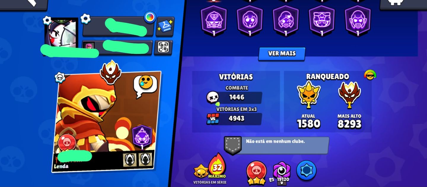CONTA BRAWL STARS À VENDA CONTA MUITO AVANÇADA