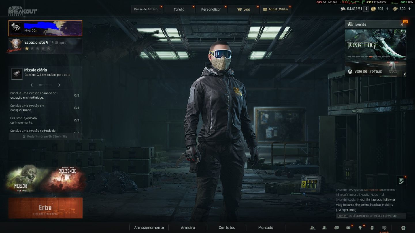 Conta de arena breakou com karambit