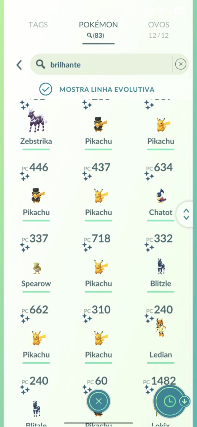 Moltres Shundo Galar + lendários shinys + brilhantes + 100% - Conta Pokemon Go