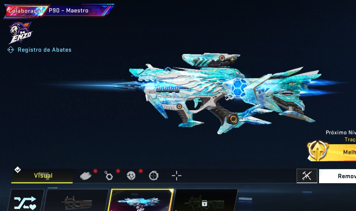 Conta bloodstrike top p90 evo