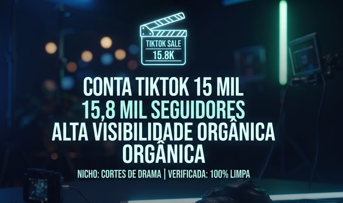 Conta TikTok 16.7k Seguidores - 100% Sem Documento Verificado