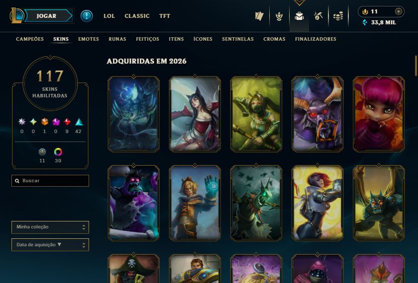Conta Vandal Arcane + Lugubre + 117 skins lol