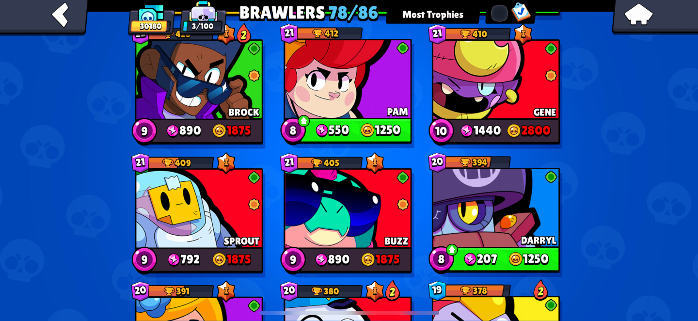 Conta de brawl stars BOA