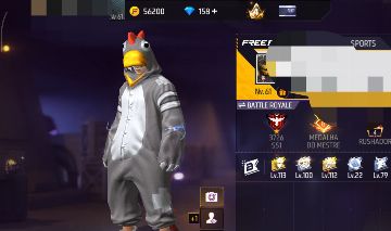 Conta Free fire ( Com punho )