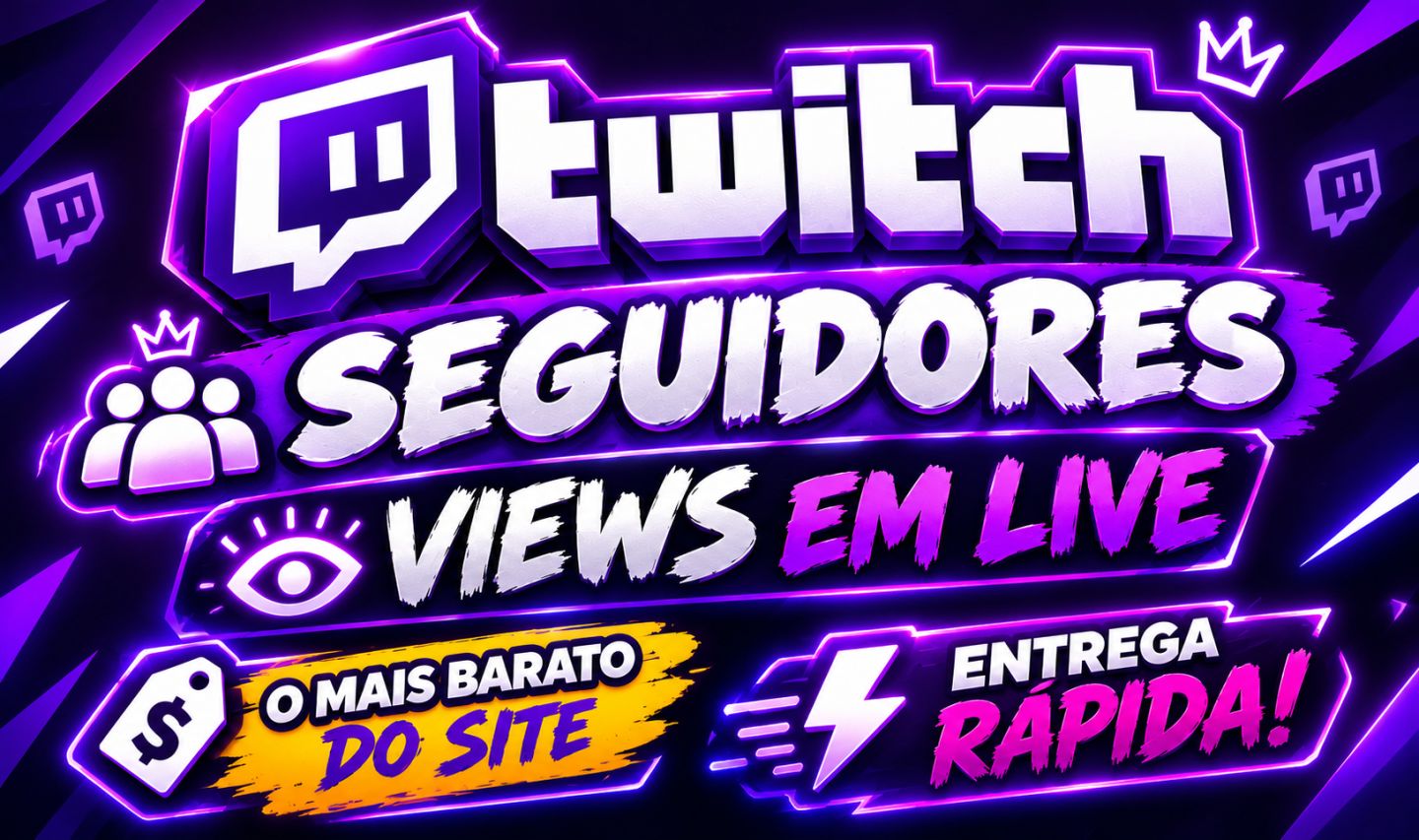 [ PREÇO MAIS BAIXO ] Twitch Afiliado/Parceiro - Views Ao Vivo - Seguidores