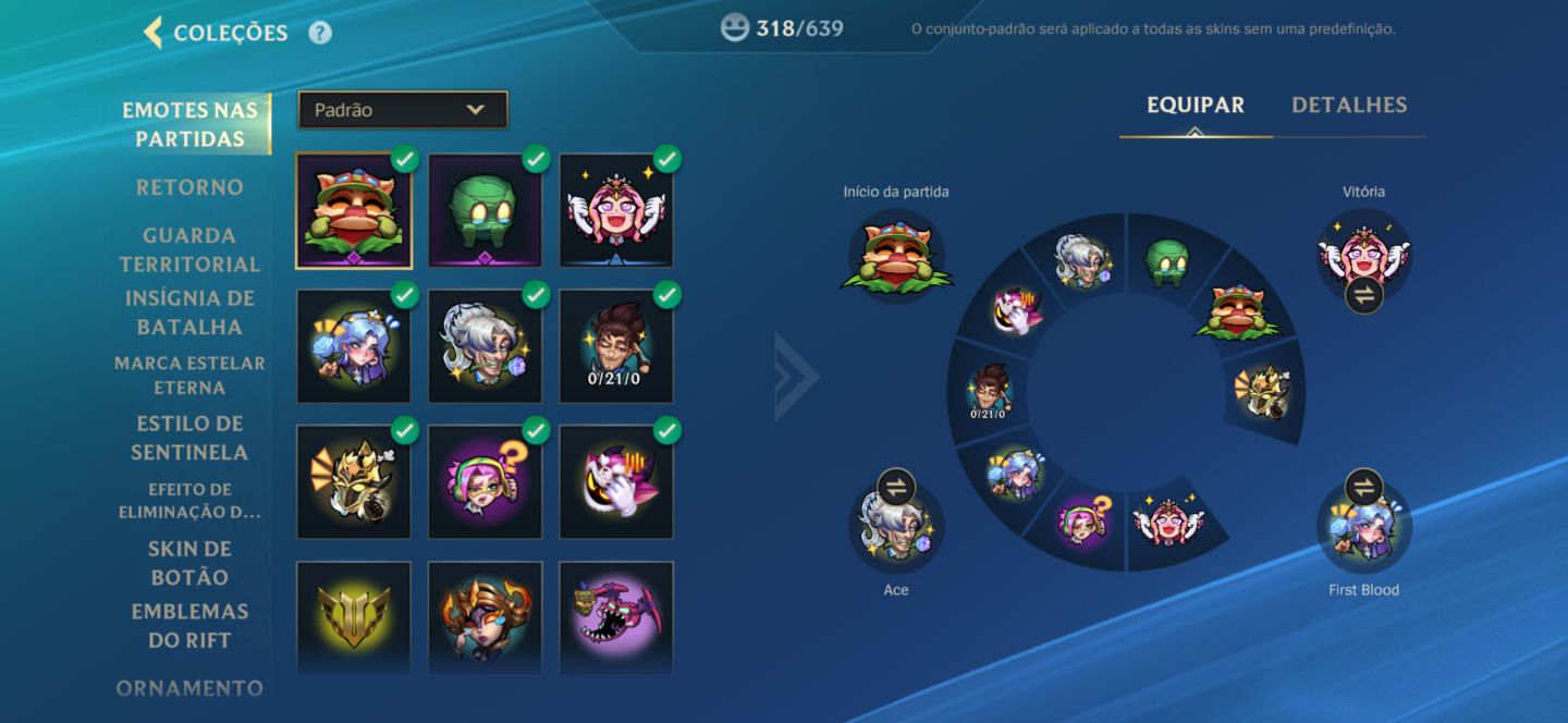 CONTA WILDRIFT FULL CHAMPS, 414 SKINS, EMOTE 20K WC EX CHALLENGER