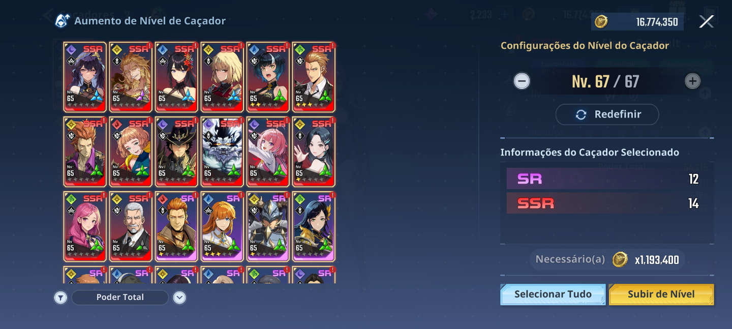 Conta solo leveling arise antiga com varios SSR