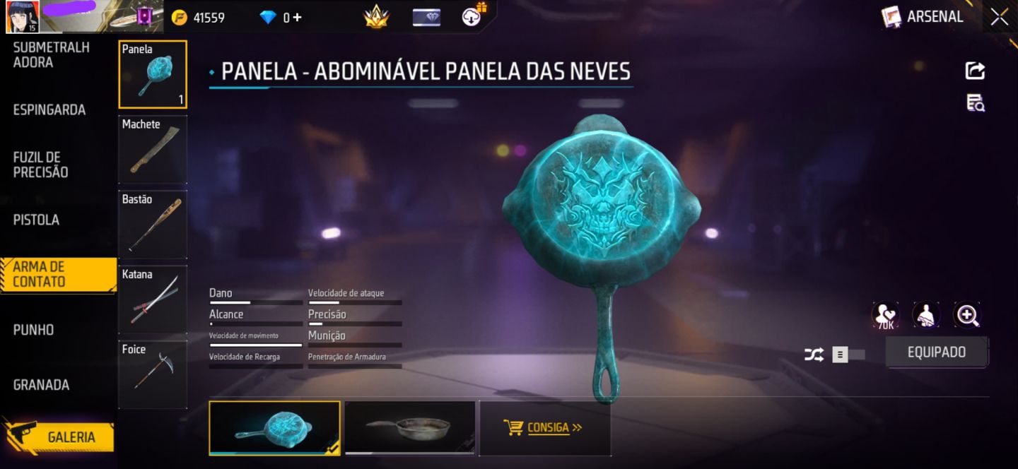CONTA FREE FIRE COM CONJUNTO JIRAIYA | UMP BOOYAH | CONJUNTO VIBE BORBOLETA