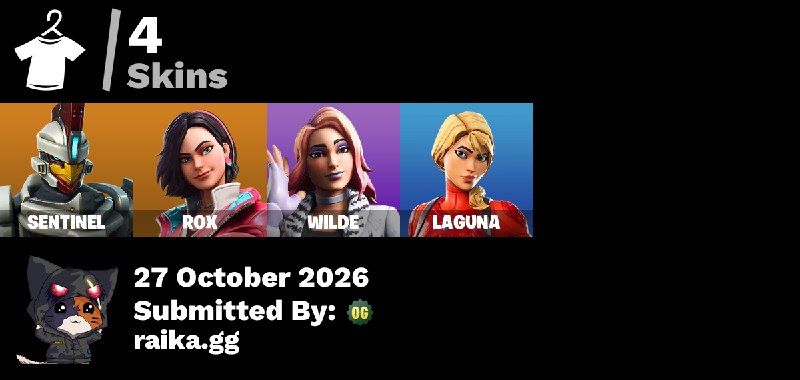 CONTA 4 SKINS OG FORTNITE (FULL ACESSO)