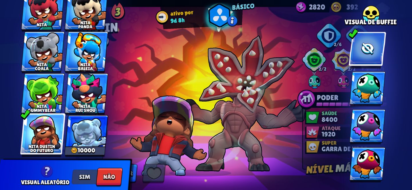 CONTA BRAWL STARS | 110K 106 BRAWLERS (90 Full) VARIAS SKINS RARAS!