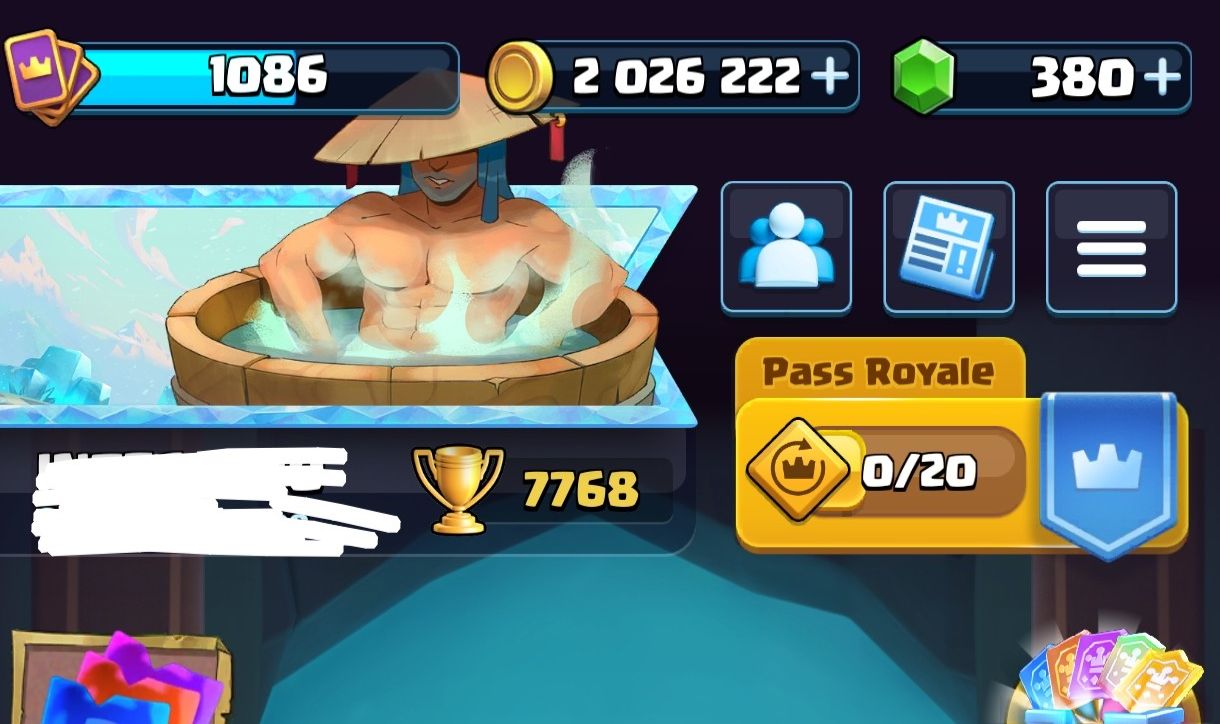 Conta Clash Royale nível 13