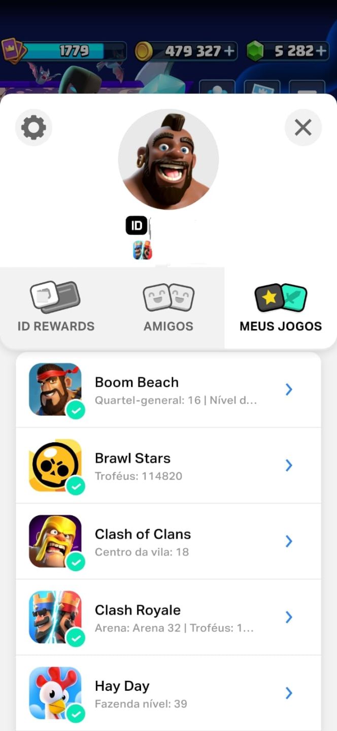 SUPERCELL ID com contas antigas raras dos principais jogos (coc,braw,crl) e mais