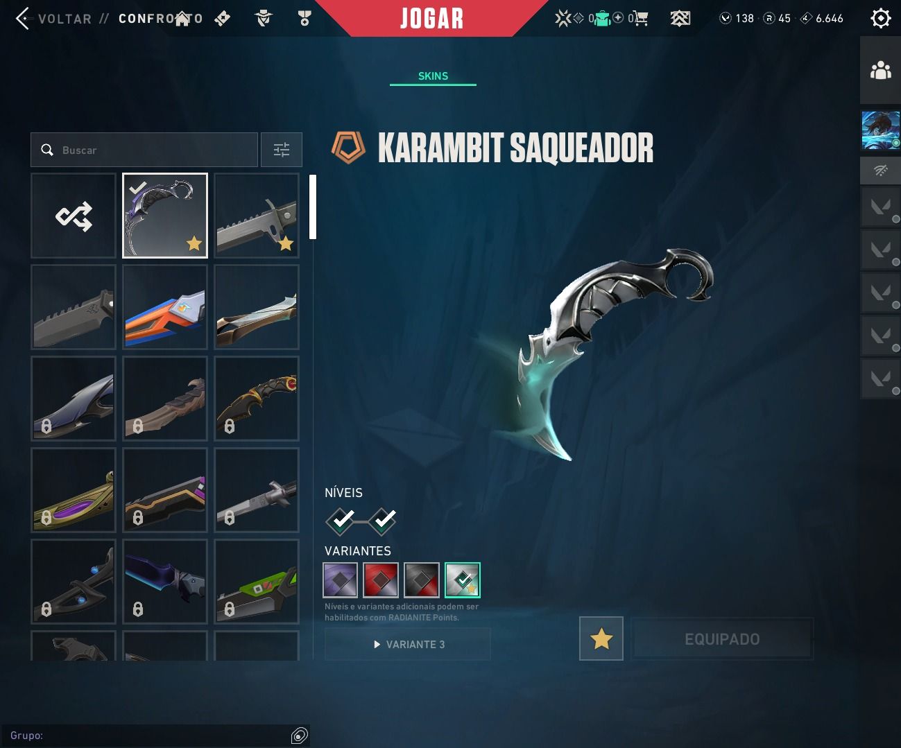Conta Valorant | Karambit Saquearoa | Xenohunter