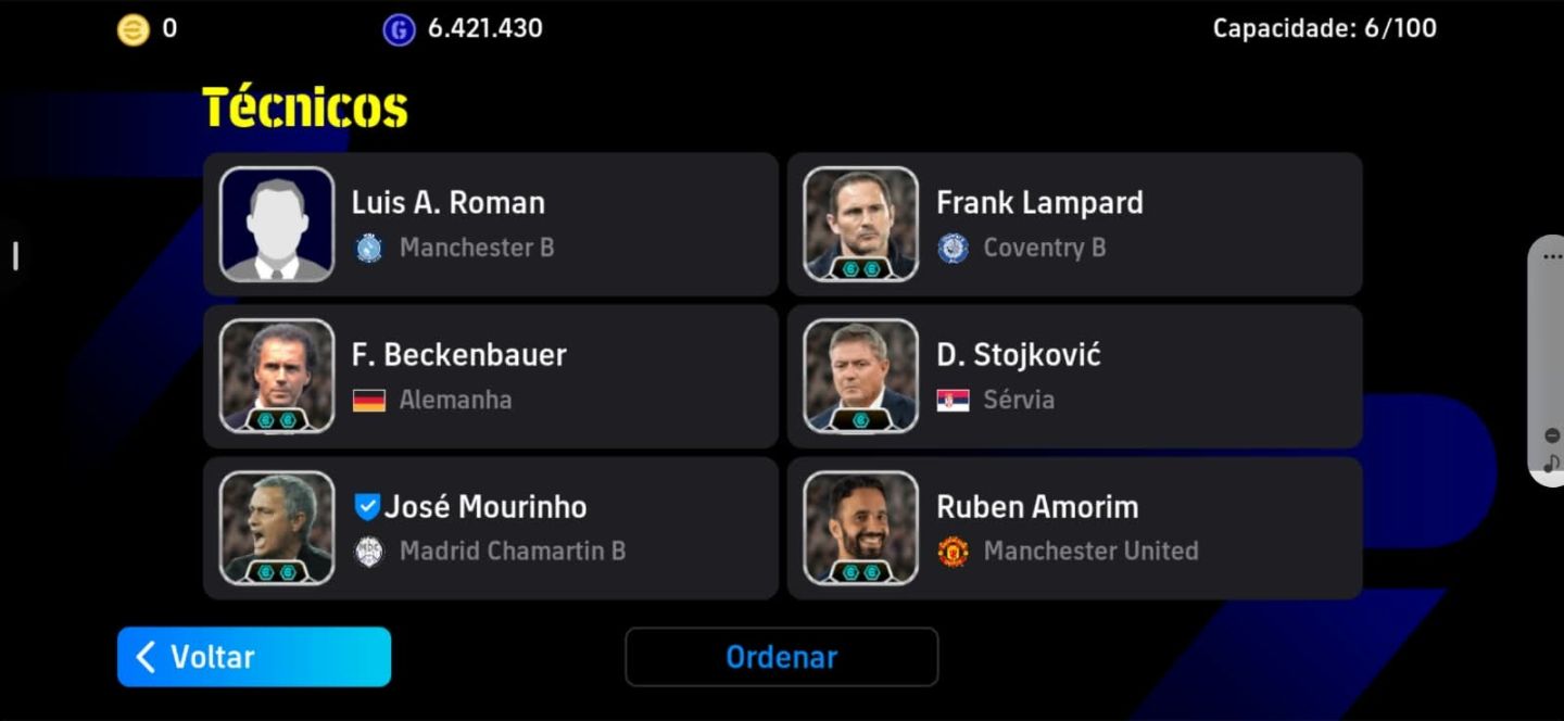 CONTA DE EFOOTBALL MOBILE MUITO BOA PARA COMEÇA