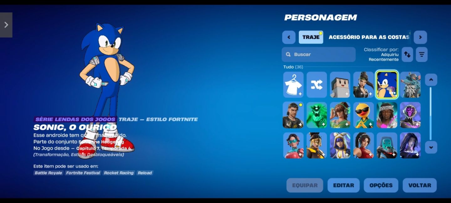 Conta de fortnite com clubes