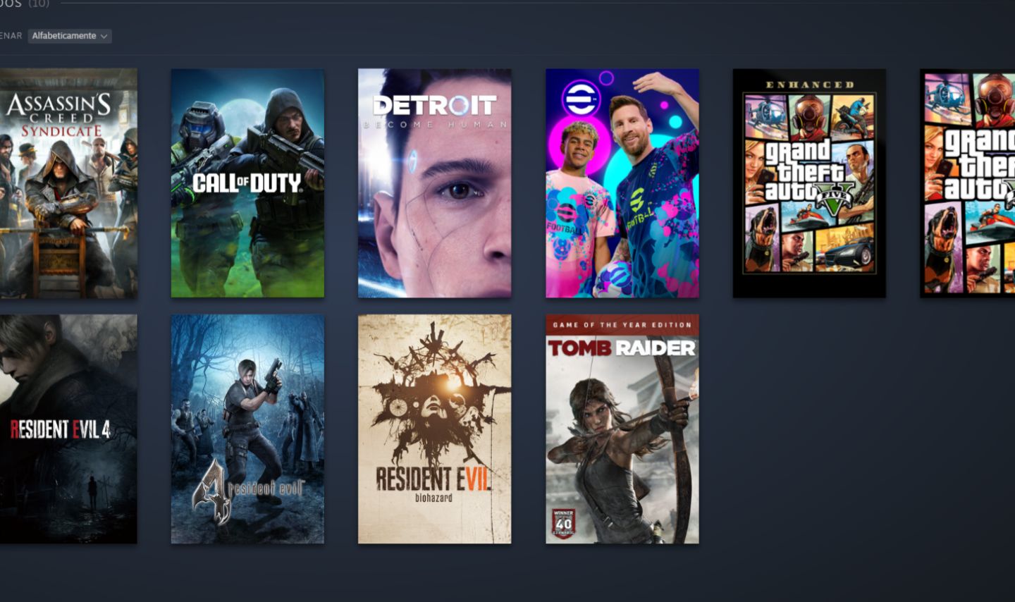 CONTA STEAM COM MELHORES JOGOS